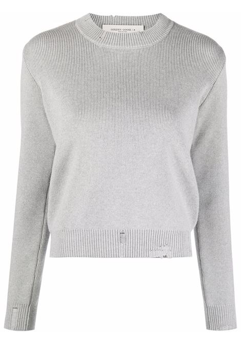 Maglione Dani con effetto vissuto in grigio Golden Goose - donna GOLDEN GOOSE | GWP00836P00066260255